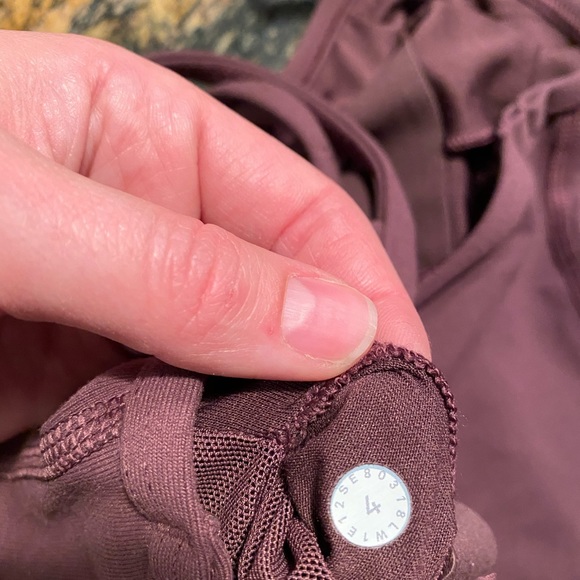Lululemon Power Y Tank in Plum Size 4 - Picture 4 of 5